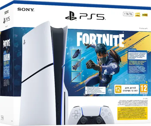 Конзола SONY PLAYSTATION 5 (SLIM) + FORTNITE FLOWERING CHAOS - image 4