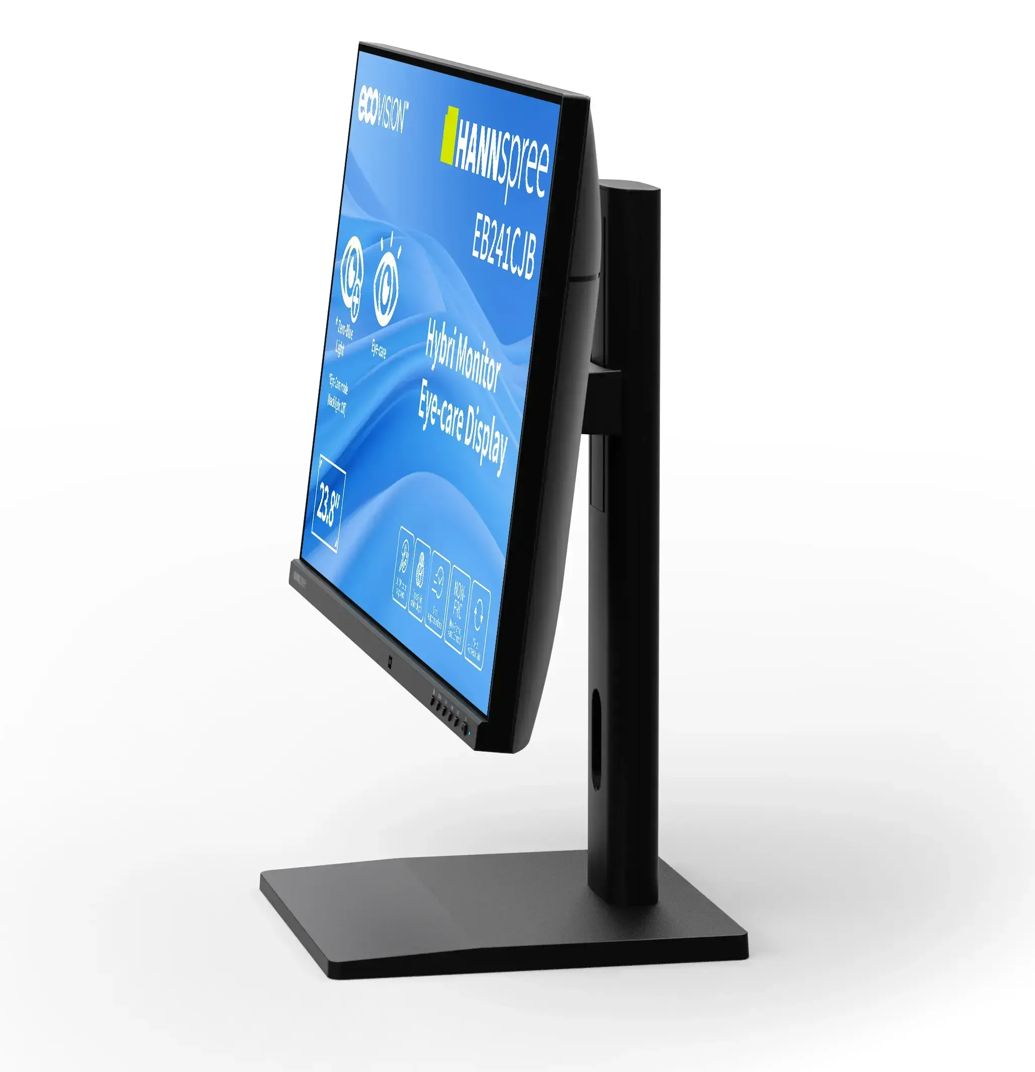 Монитор Hybrid Hannspree EB241CJB - 24"inch ecoVision TN, FHD(1920x1080), 75Hz, USB-C - image 3