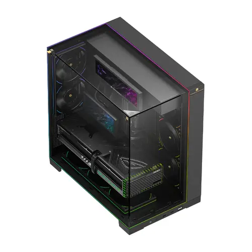 Thermalright κουτί Case ATX - TR-A70 Vision Black - οθόνη LCD 9.16 inch, USB-C - 1