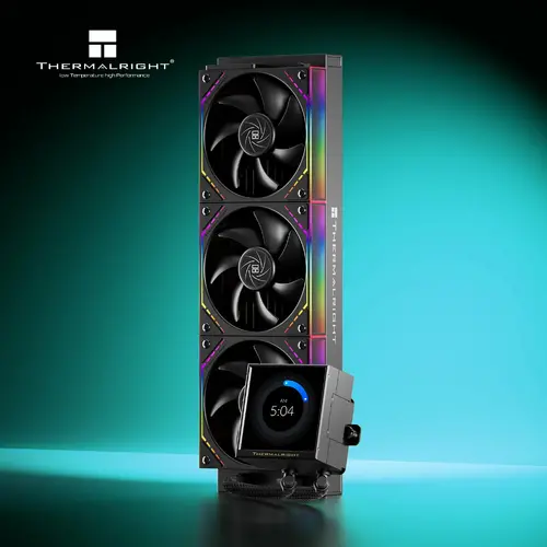 Thermalright водно охлаждане Water Cooling Peerless Vision 360 ARGB Black - 3.95 inch IPS LCD Display - image 1