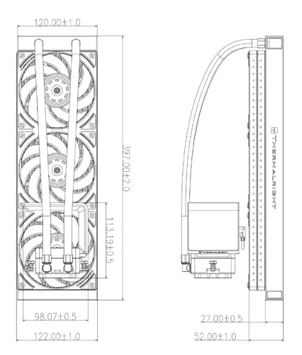 Thermalright водно охлаждане Water Cooling Levita Vision 360 UB ARGB Black - 6.67 inch Curve AMOLED Display - image 5