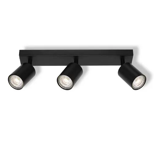 LED ОСВЕТИТЕЛНО ТЯЛО SPOT ELEMENTAL BLACK 3XGU10 BLACK LEDVANCE - image 2