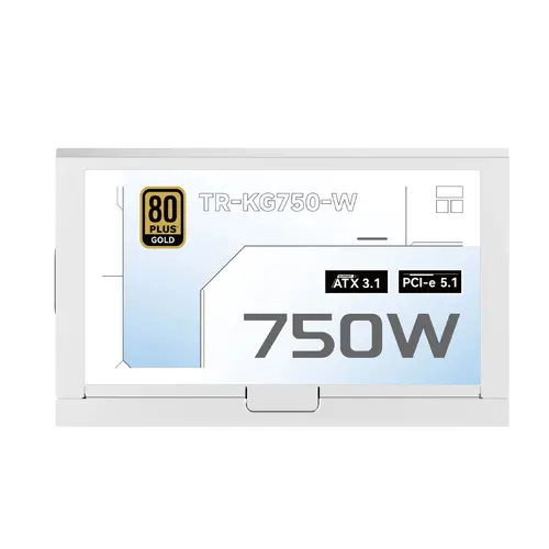 Thermalright захранване PSU ATX 3.1 750W White, Gold, Full Modular - TR-KG750-W - image 1