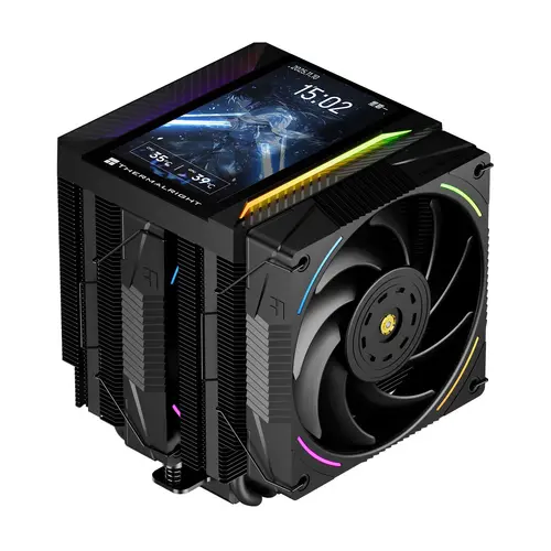 Thermalright охладител CPU Cooler Peerless Assassin 120 Vision MAX ARGB - Dual-Tower - 5 inch Display, LGA1851/AM5 - image 1