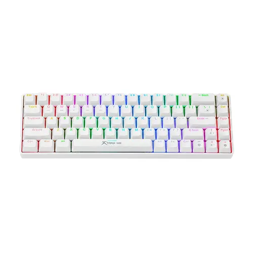 Xtrike ME Ασύρματο μηχανικό gaming πληκτρολόγιο GK-995W WH - RED switches, BT5.2, 2.4G (Αγγλικό US) - 2