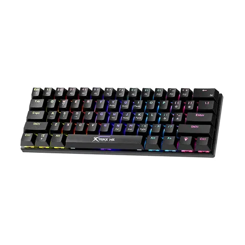 Xtrike ME геймърска механична клавиатура Gaming Mechanical keyboard 61 keys TKL - GK-916 - (English US)