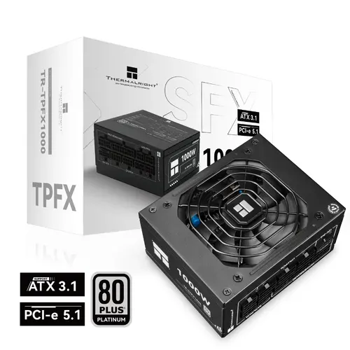 Thermalright Sursă de alimentare PSU SFX 3.1 1000W Platinum, complet modulară - TR-TPFX1000 - 6
