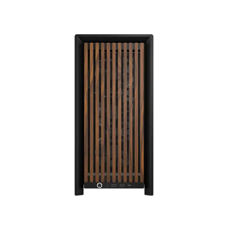 Corsair FRAME 4000D RS Wood Mid-Tower, Black/Walnut - image 1