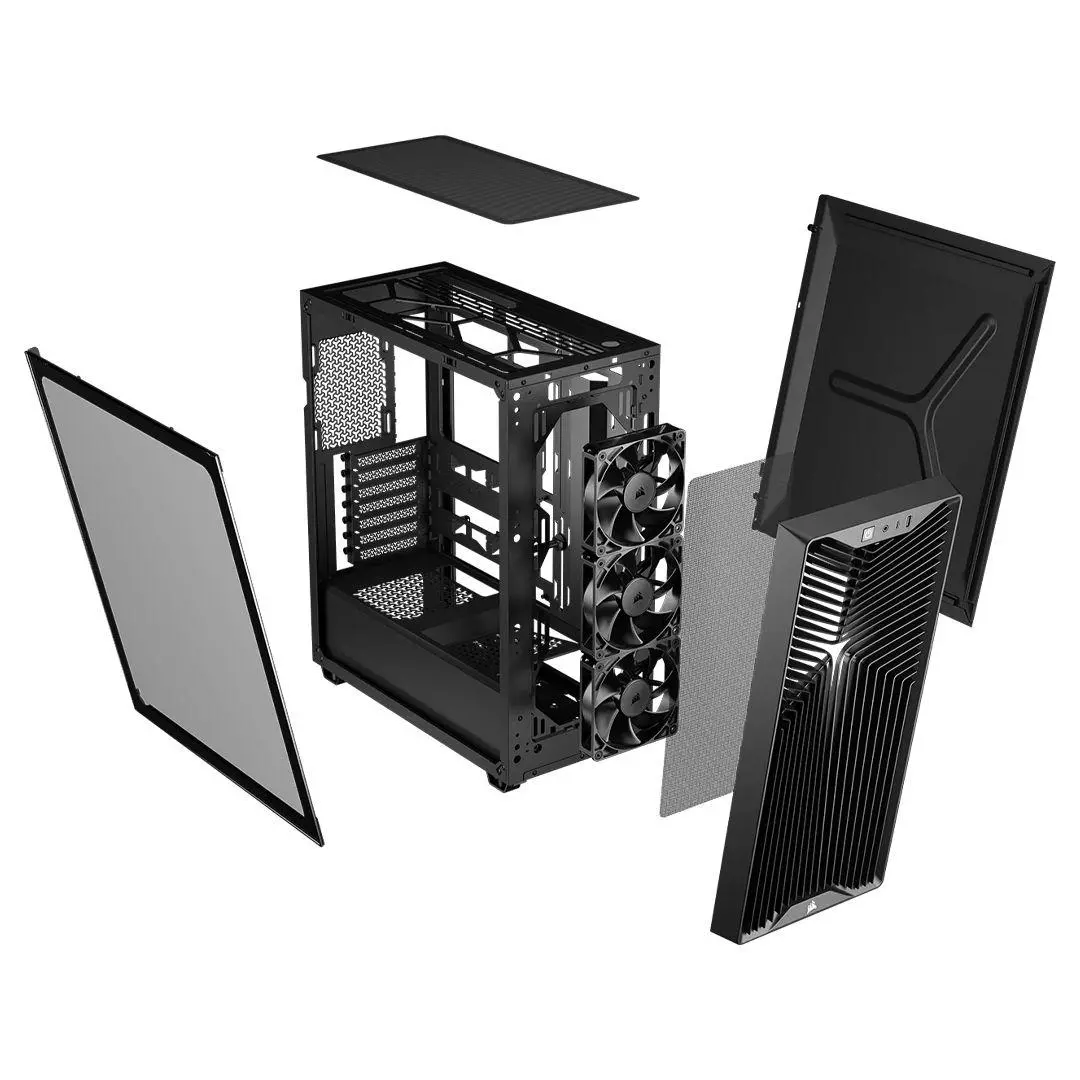 Corsair 3200D RS Mid-Tower Performance Case, Black - image 2