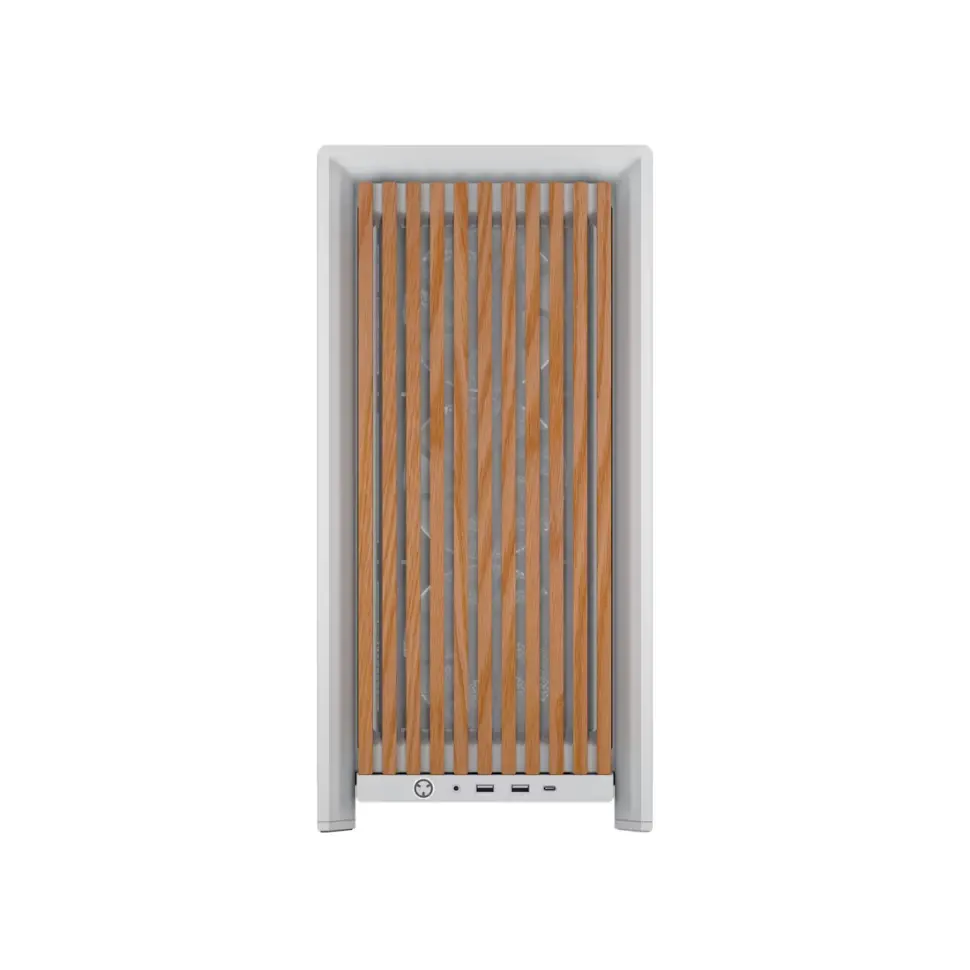 Corsair FRAME 4000D RS Wood Mid-Tower, White/Oak - image 1