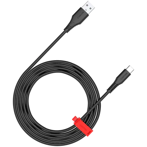 CANYON cable Onwire 18TP USB-A to USB-C 2m,18W TPE 2m Black