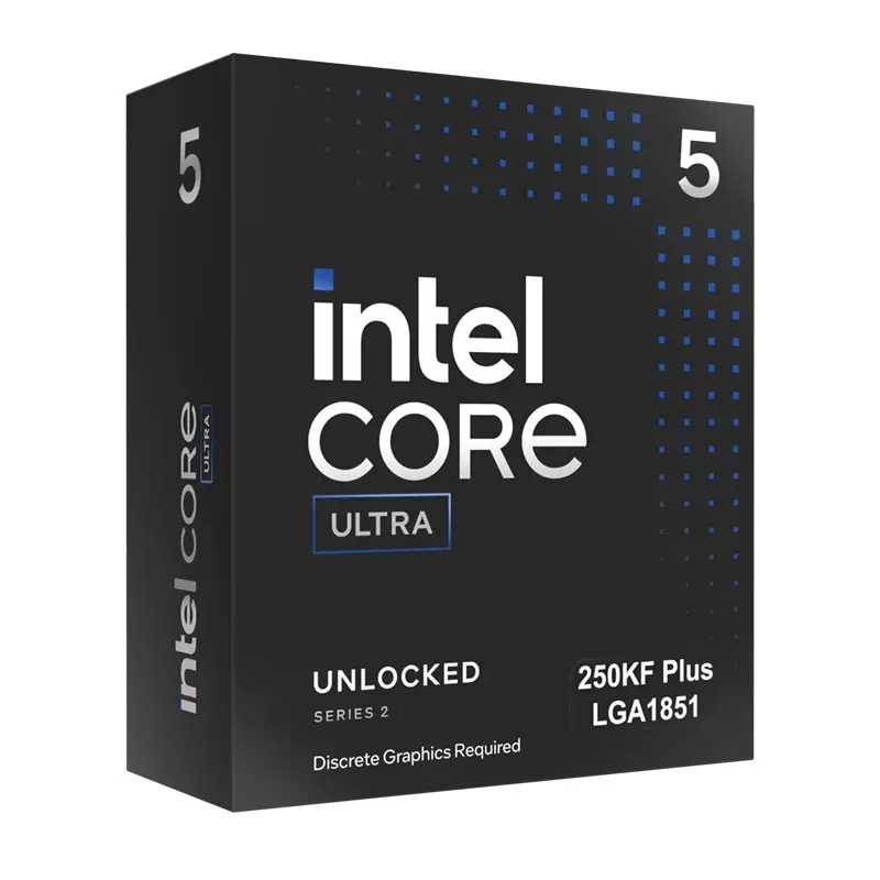 Επεξεργαστής, Intel Core Ultra 5 250KF 14C/14T (eC 3.3GHz / pC 4.2GHz / 5.3GHz Boost, 30MB, 159W, LGA1851)