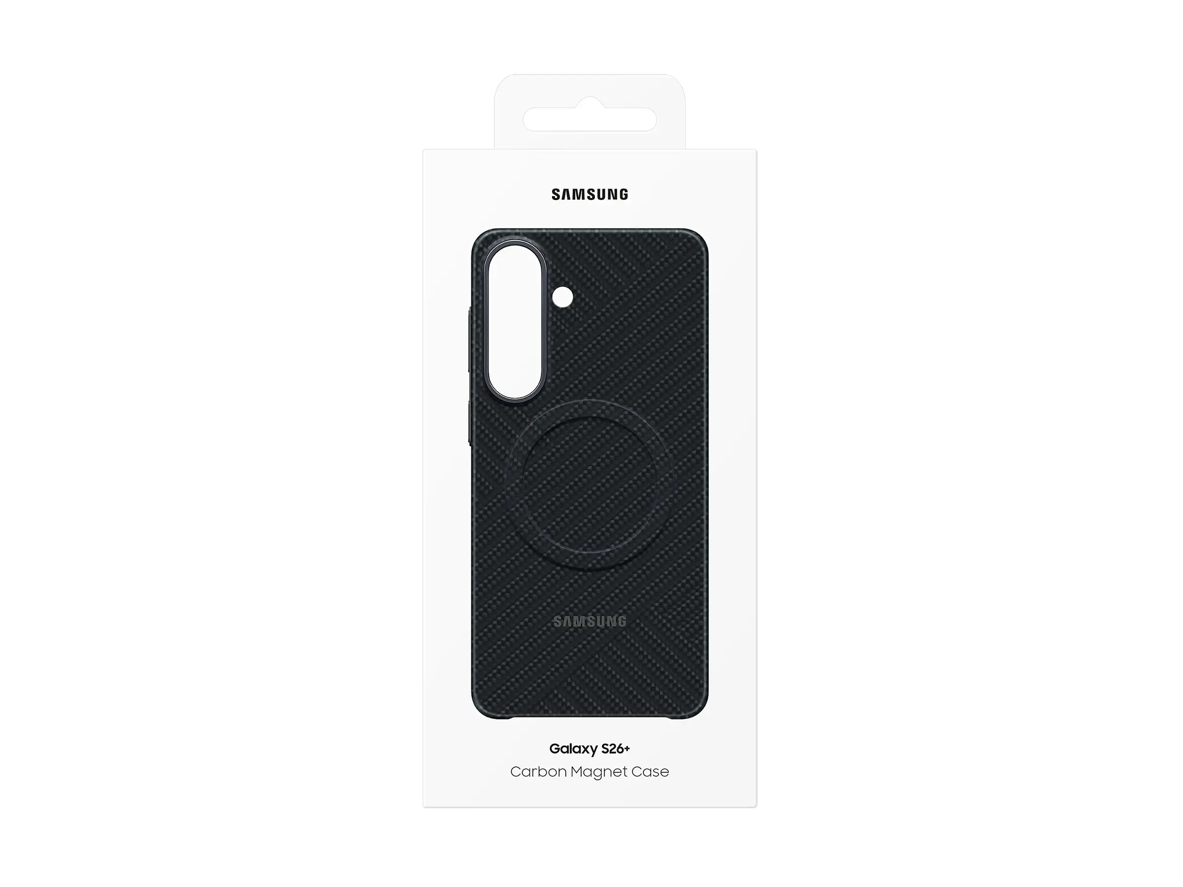 Калъф, Samsung S26+ Carbon Magnet Case Black - image 3