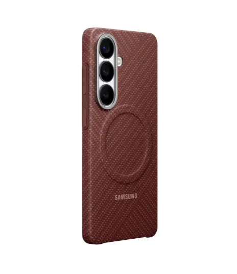 Калъф, Samsung S26 Carbon Magnet Case Coral Red - image 1
