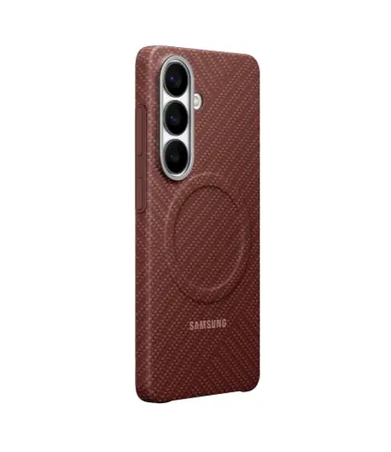 Калъф, Samsung S26 Carbon Magnet Case Coral Red - image 1