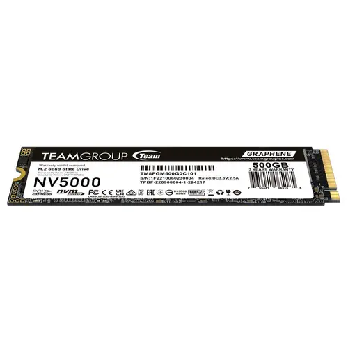 SSD Team Group NV500, M.2 2280 NVMe, 500GB, PCI-e 4.0 x4 - image 1
