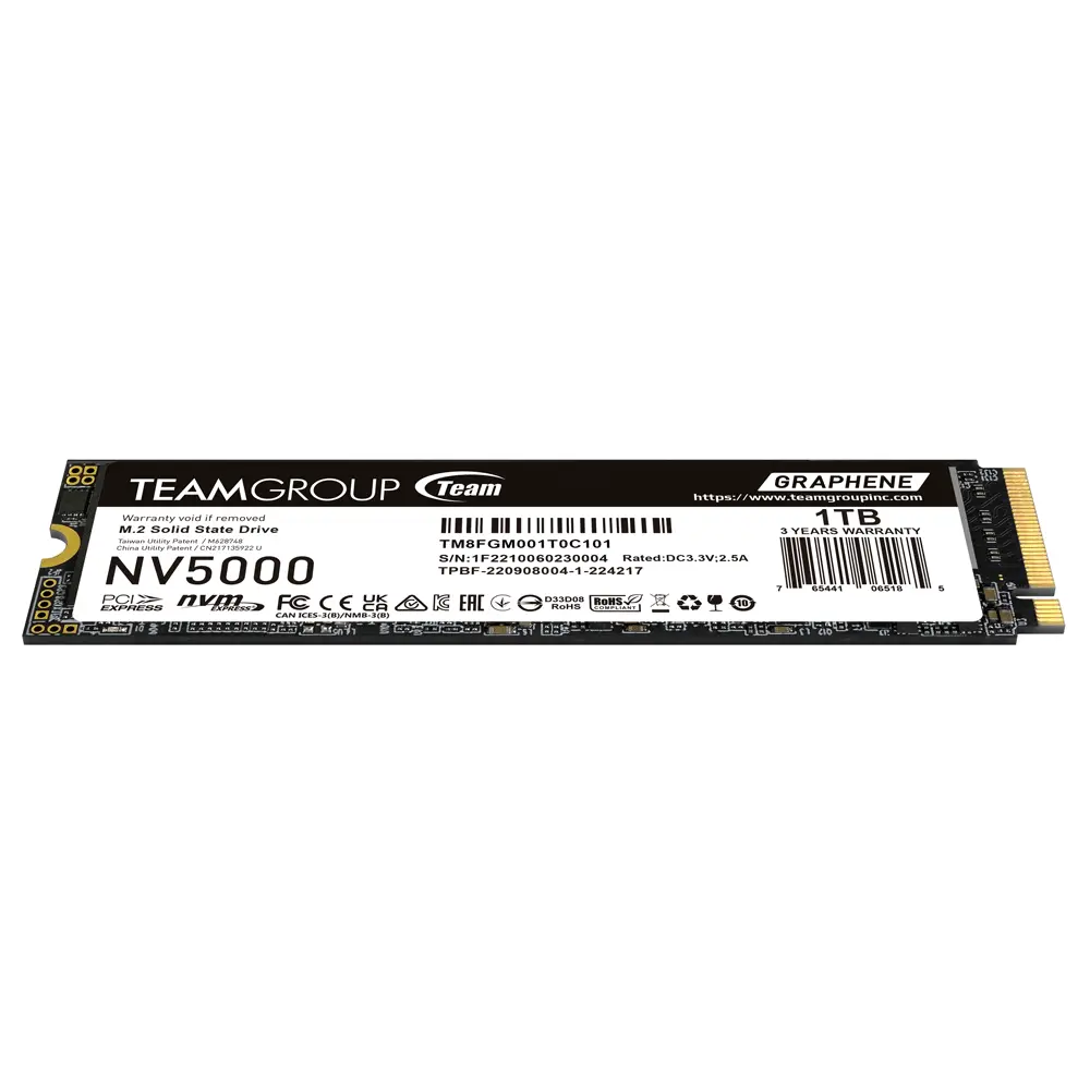SSD Team Group NV500, M.2 2280 NVMe, 1TB, PCI-e 4.0 x4 - image 1