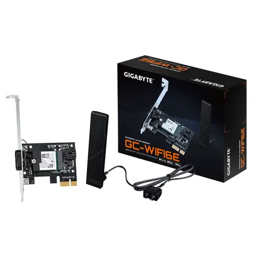 Ασύρματη κάρτα GIGABYTE GC-WIFI6E MediaTek MT7902 WIFI 6Е 2x2 802.11ax, Bluetooth 5.2 - 1