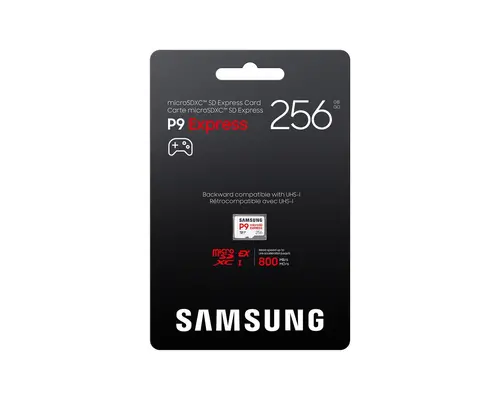 Карта памет Samsung microSDXC, 256GB, P9 Express, 800 MB/s, UHS-I 90 MB/s U3, V30, A1 - image 3