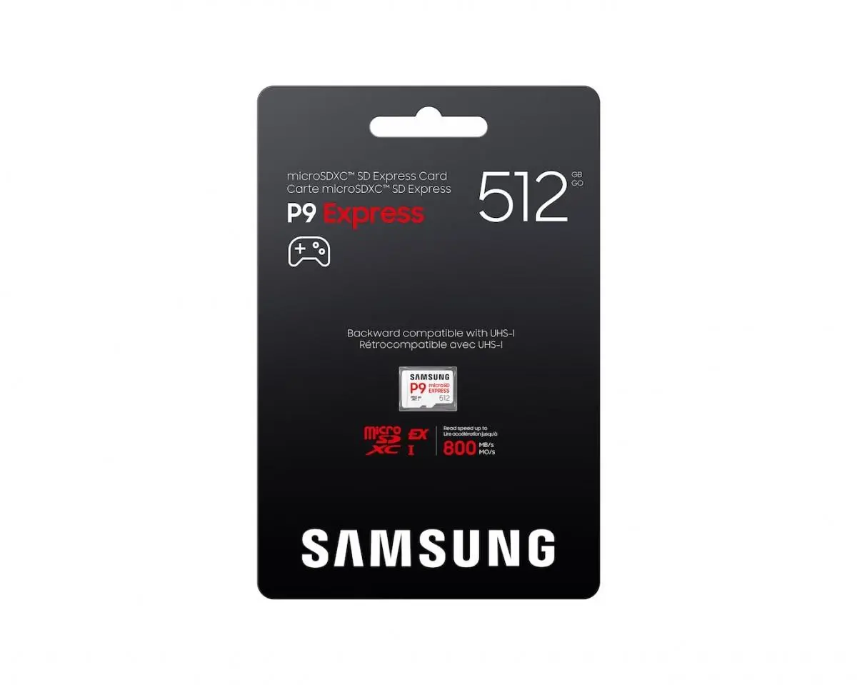 Карта памет Samsung microSDXC, 512GB P9 Express , 800 MB/s, UHS-I 90 MB/s U3, V30, A1 - image 3