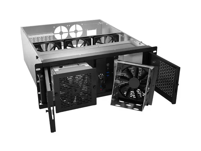 Кутия за сървър, Lanberg Rackmount server chassis ATX 520/12 19"/4U - image 4