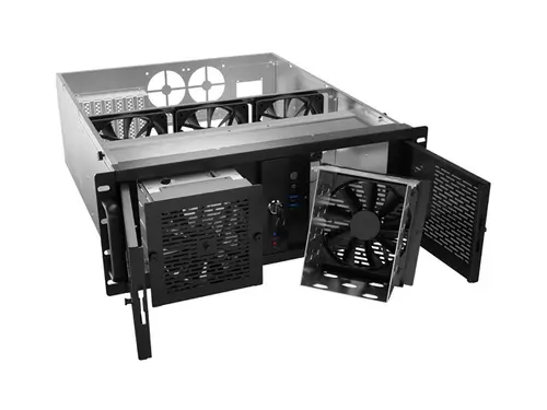 Кутия за сървър, Lanberg Rackmount server chassis ATX 520/12 19"/4U - image 4