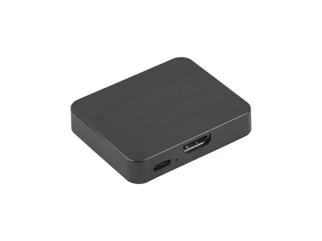 Адаптер, Lanberg Splitter Video HDMI->2x HDMI 4K + USB-C port, Black - image 1