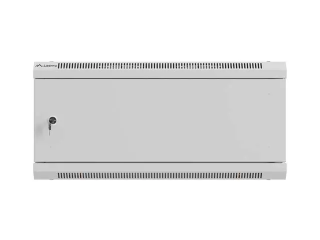Комуникационен шкаф, Lanberg rack cabinet 19" wall-mount 4U / 600x450 for self-assembly (flat pack), grey - image 1