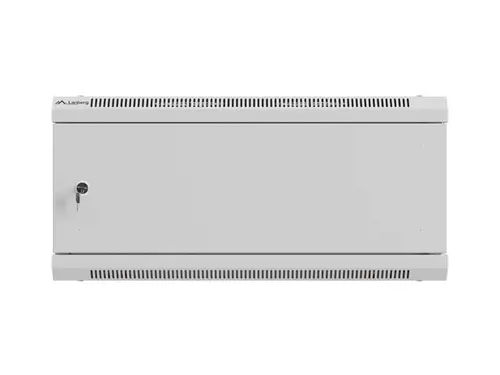 Комуникационен шкаф, Lanberg rack cabinet 19" wall-mount 4U / 600x450 for self-assembly (flat pack), grey - image 1