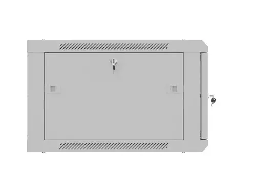 Комуникационен шкаф, Lanberg rack cabinet 19" wall-mount 9U / 600x600 for self-assembly (flat pack), grey - image 3