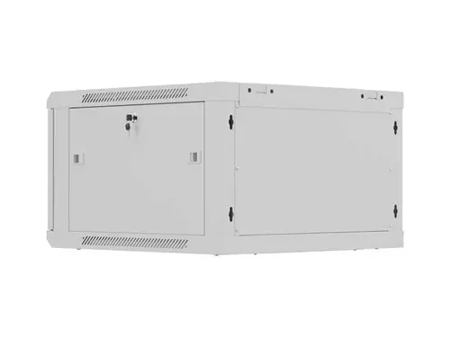 Комуникационен шкаф, Lanberg rack cabinet 19" wall-mount 9U / 600x600 for self-assembly (flat pack), grey - image 6