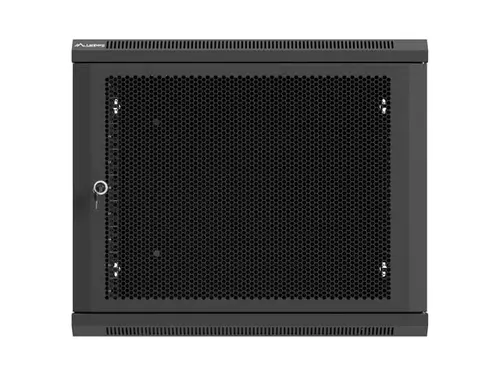 Комуникационен шкаф, Lanberg rack cabinet 19" wall-mount 9U / 600x600 for self-assembly (flat pack), black - image 2