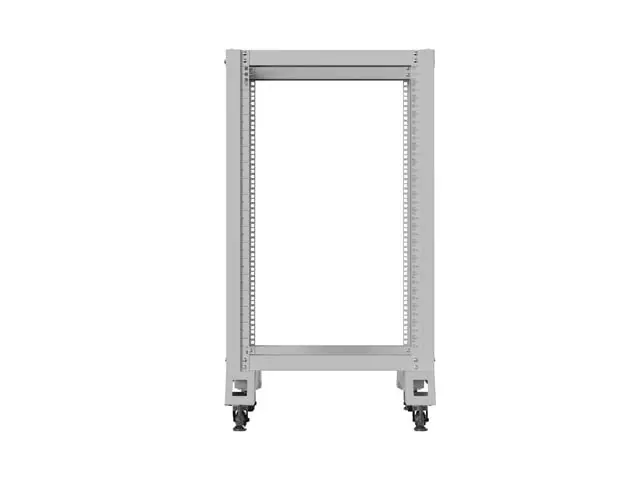 Комуникационен шкаф, Lanberg open rack 19" 18U 600x800, grey - image 2