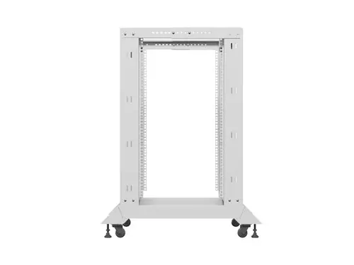Комуникационен шкаф, Lanberg open rack 19" 18U 600x800, grey - image 3