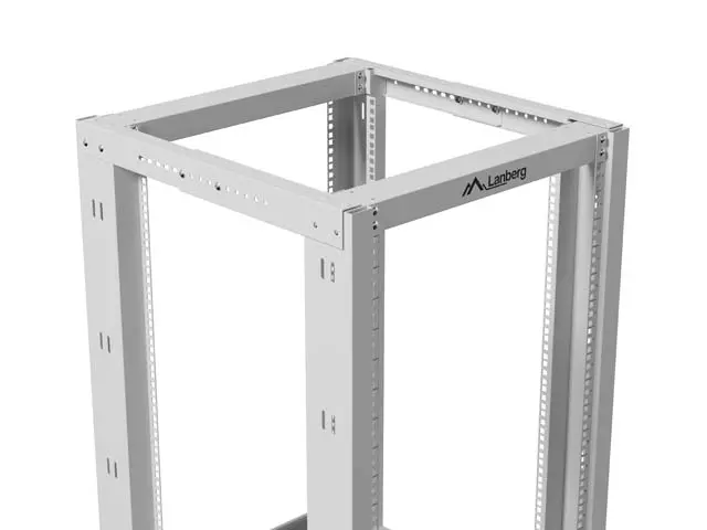 Комуникационен шкаф, Lanberg open rack 19" 18U 600x800, grey - image 6