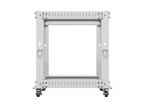 Комуникационен шкаф, Lanberg open rack 19" 12U 600x600-1100 adjustable, grey - image 3