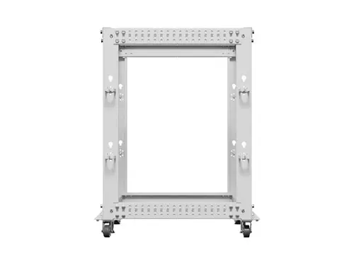 Комуникационен шкаф, Lanberg open rack 19" 15U 600x600-1100 adjustable, grey - image 3