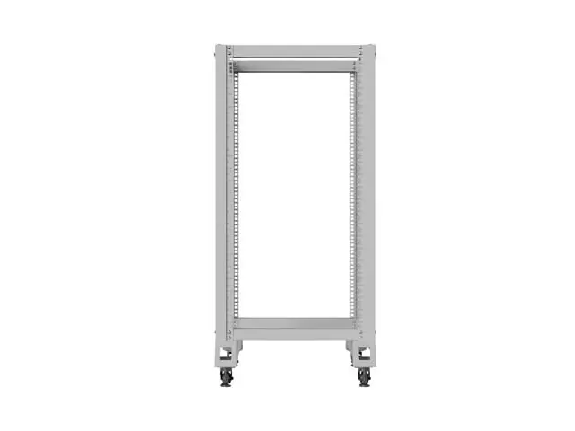 Комуникационен шкаф, Lanberg open rack 19" 22U 600x1000, grey - image 2