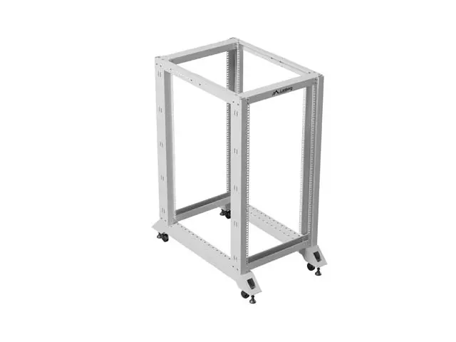Комуникационен шкаф, Lanberg open rack 19" 22U 600x1000, grey - image 4