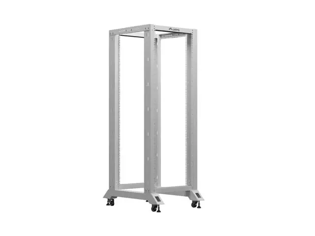 Комуникационен шкаф, Lanberg open rack 19" 32U 600x800, grey