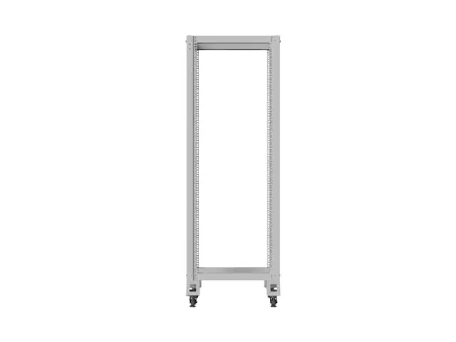 Комуникационен шкаф, Lanberg open rack 19" 32U 600x800, grey - image 2