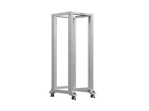 Комуникационен шкаф, Lanberg open rack 19" 32U  600x800, grey