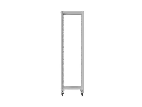Комуникационен шкаф, Lanberg open rack 19" 42U  600x800, grey - image 2