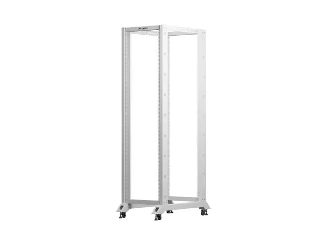 Комуникационен шкаф, Lanberg open rack 19" 42U 600x1000, grey - image 1