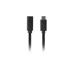 Кабел, Lanberg USB-C M/F 3.1 cable 0.5m, Black