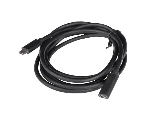 Кабел, Lanberg USB-C M/F 3.1 cable 1.5m, Black - image 2