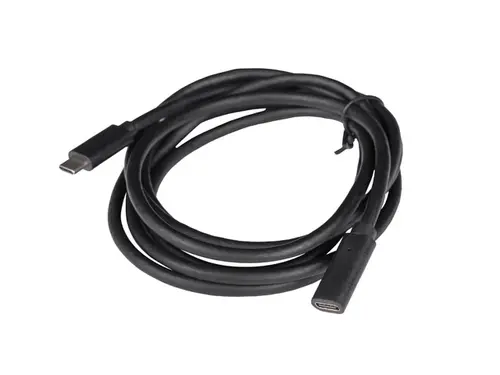 Кабел, Lanberg USB-C M/F 3.1 cable 1.5m, Black - image 2