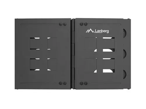 Аксесоар, Lanberg Folding Bracket, wall-mount 19" 6U 497x400/240, Black - image 2