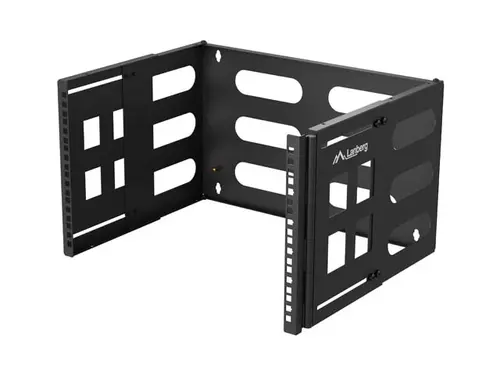 Аксесоар, Lanberg Folding Bracket, wall-mount 19" 6U 497x400/240, Black