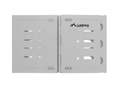 Аксесоар, Lanberg Folding Bracket, wall-mount 19" 6U 497x400/240, Grey - image 3